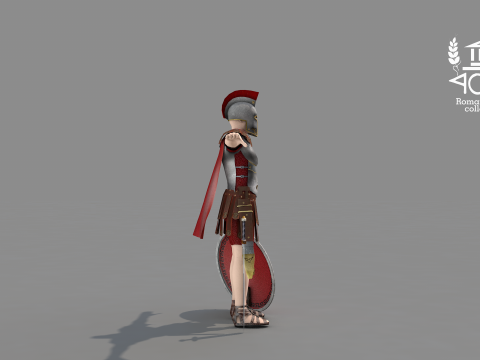 Roman Island Soldier Modelo 3D
