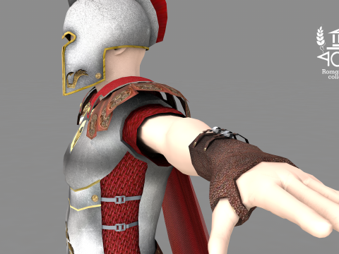 Roman Island Soldier Modelo 3D