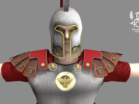Roman Island Soldier Modelo 3D