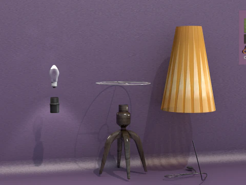 Decorative Lampshade 3D Model