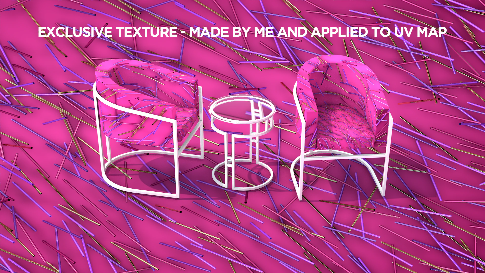 Kit Sofa Alegro Pink 3D Model .c4d .max .obj .3ds .fbx .stl .blend 