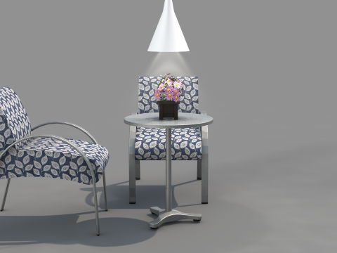 Sofa Carmen Aluminum Modèle 3D