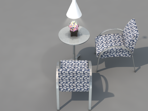 Sofa Carmen Aluminum Modèle 3D