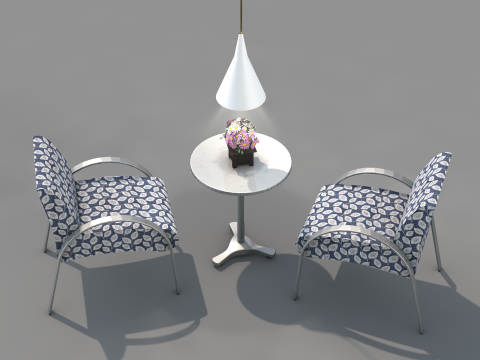 Sofa Carmen Aluminum Modèle 3D