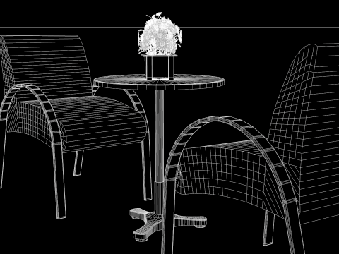 Sofa Carmen Aluminum Modèle 3D