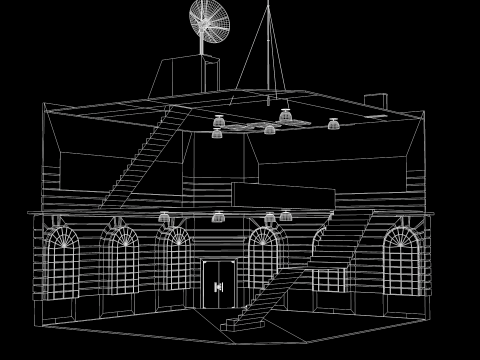 Financial Bank 3D Model
