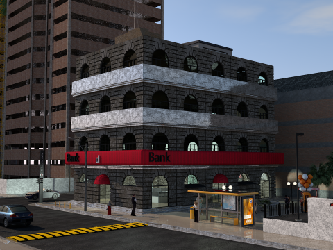 Bank Invest Money Modelo 3D