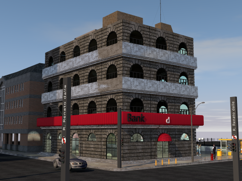 Bank Invest Money Modelo 3D