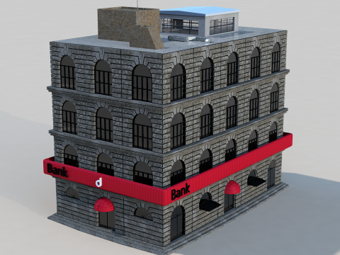 Bank Invest Money Modelo 3D