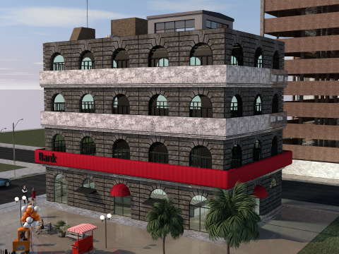 Bank Invest Money Modelo 3D