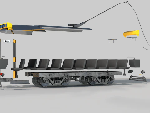 Trains Bondinho De Lisboa 3D Model