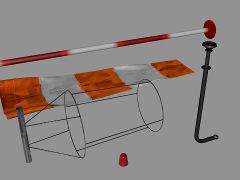 Airport Windsock 3D Model