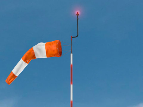 Airport Windsock 3D Model