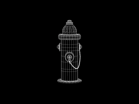 English Fire Hydrant 3D Model