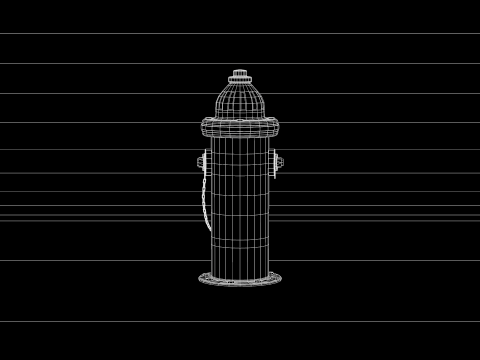 English Fire Hydrant 3D Model