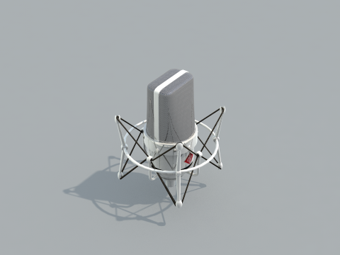 Microfone O Newman Tlm 103 Model 3D