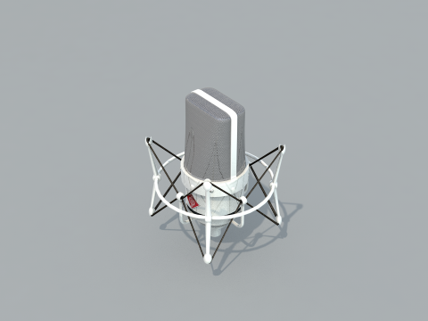 Microfone O Newman Tlm 103 Model 3D