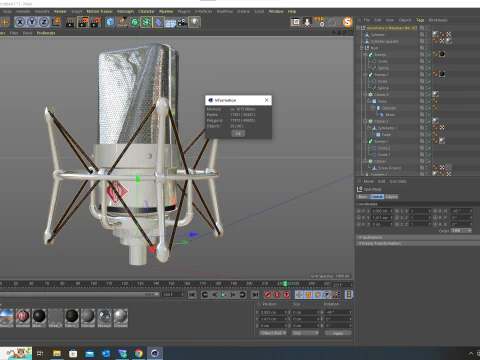 Microfone O Newman Tlm 103 Modelo 3D