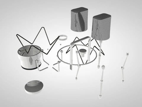 Microfone O Newman Tlm 103 Modelo 3D