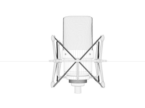 Microfone O Newman Tlm 103 Model 3D