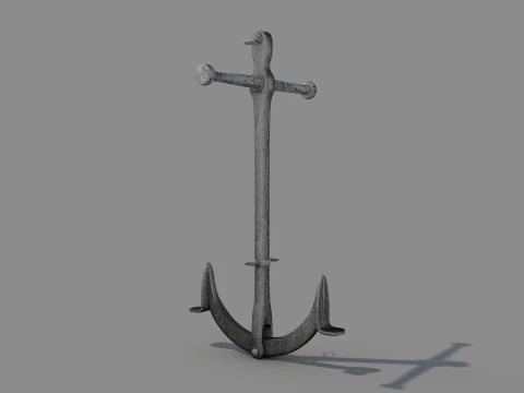 Anchor Ancient 3D Model