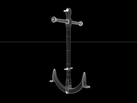 Anchor Ancient 3D Model