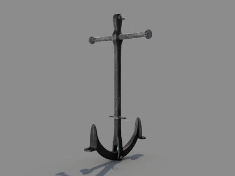 Anchor Ancient 3D Model