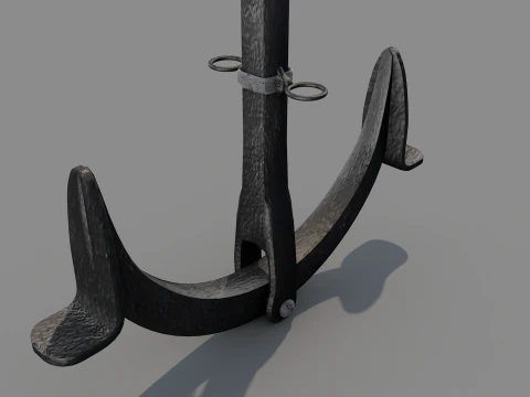 Anchor Ancient 3D Model