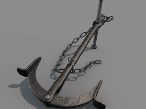 Anchor Ancient 3D मॉडल