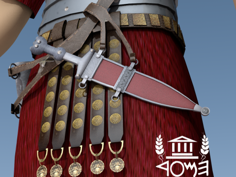 Praetorian Soldiers Knife Modello 3D