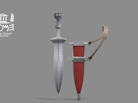 Praetorian Soldiers Knife Modelo 3D