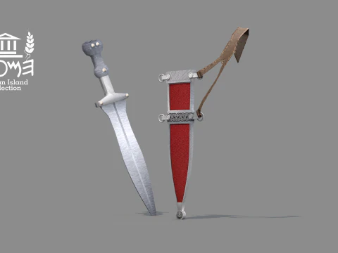 Praetorian Soldiers Knife 3D Model