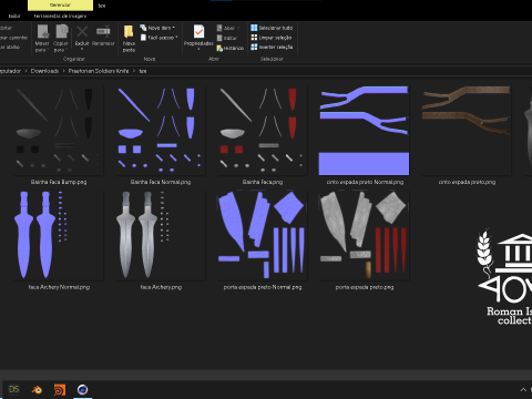 Praetorian Soldiers Knife Modelo 3D
