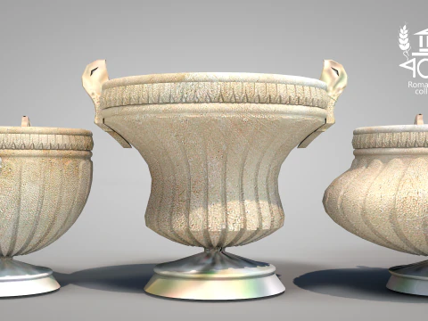 Roman Island Vases 3D Model