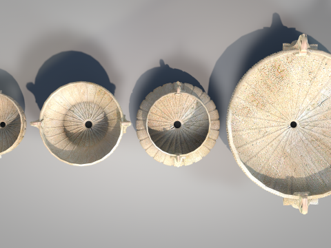 Roman Island Vases 3D Model