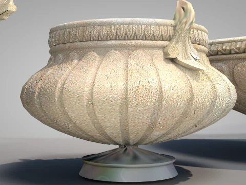 Roman Island Vases 3D Model
