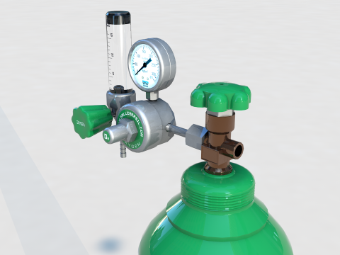 Oxygen Tank O2 3D 모델