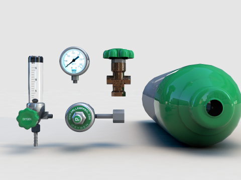 Oxygen Tank O2 3D 모델