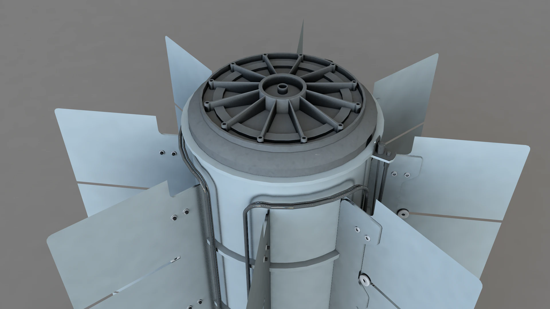 Thermoeletric Power Generator 3D Model .c4d .max .obj .3ds .fbx .stl .blend 
