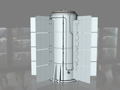 Thermoeletric Power Generator 3D Model