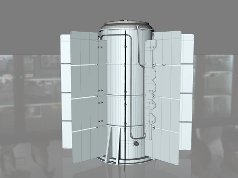 Thermoeletric Power Generator 3D Model