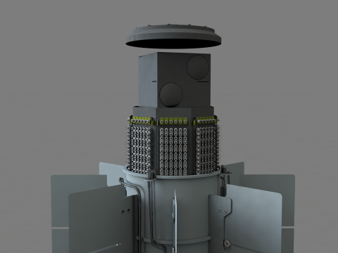 Thermoeletric Power Generator 3D Model