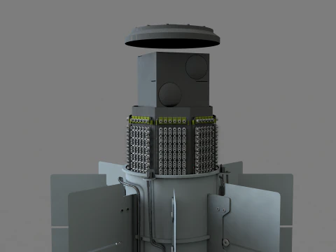 Thermoeletric Power Generator 3D Model