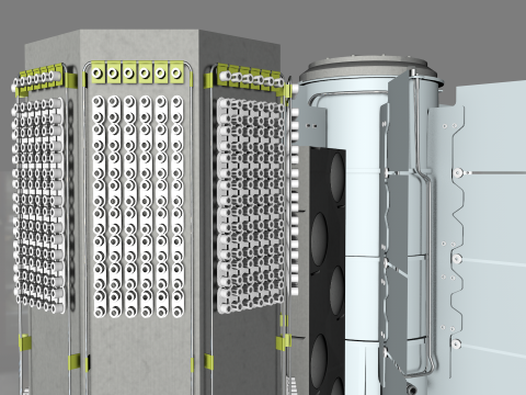 Thermoeletric Power Generator 3D Model