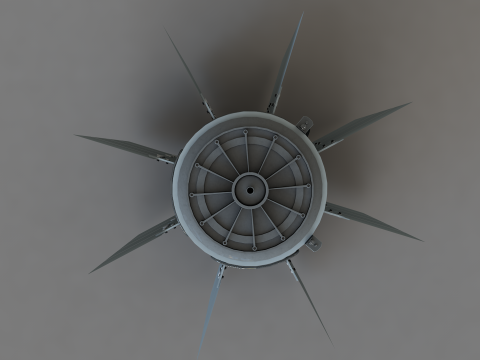 Thermoeletric Power Generator 3D Model