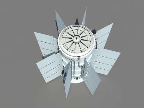 Thermoeletric Power Generator 3D Model