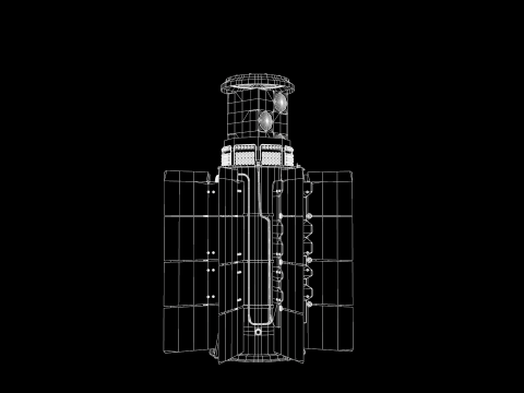 Thermoeletric Power Generator 3D Model