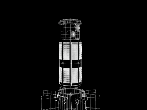 Thermoeletric Power Generator 3D Model
