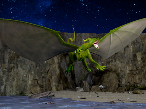 Dragon Spirit 3D Model
