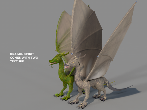 Dragon Spirit 3Dモデル